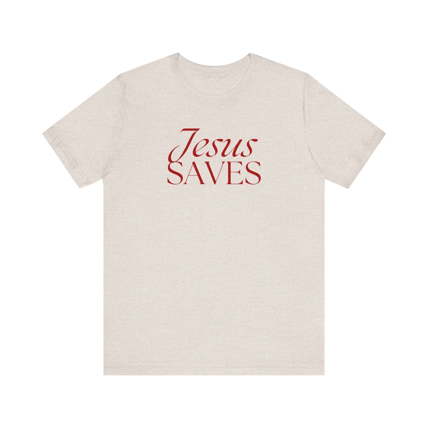 Sacrée Jesus Saves Jersey Short Sleeve Tee