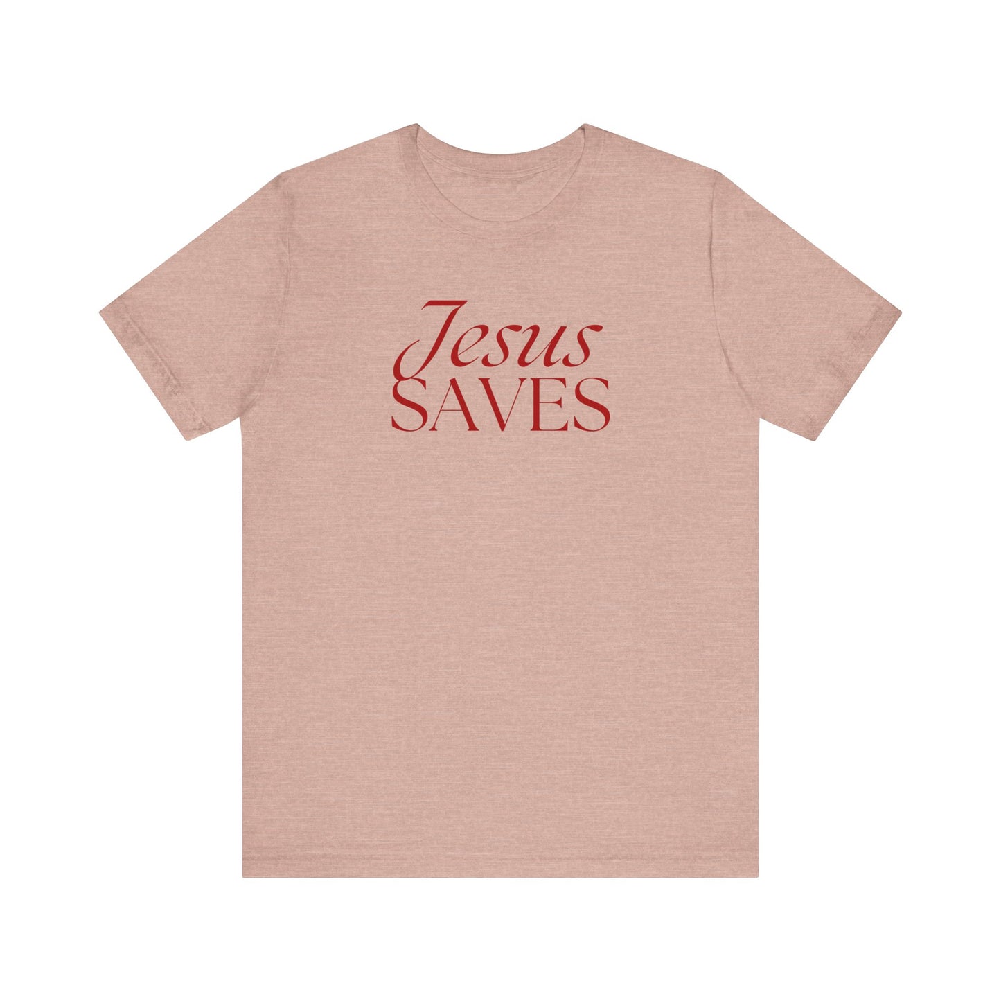 Sacrée Jesus Saves Jersey Short Sleeve Tee