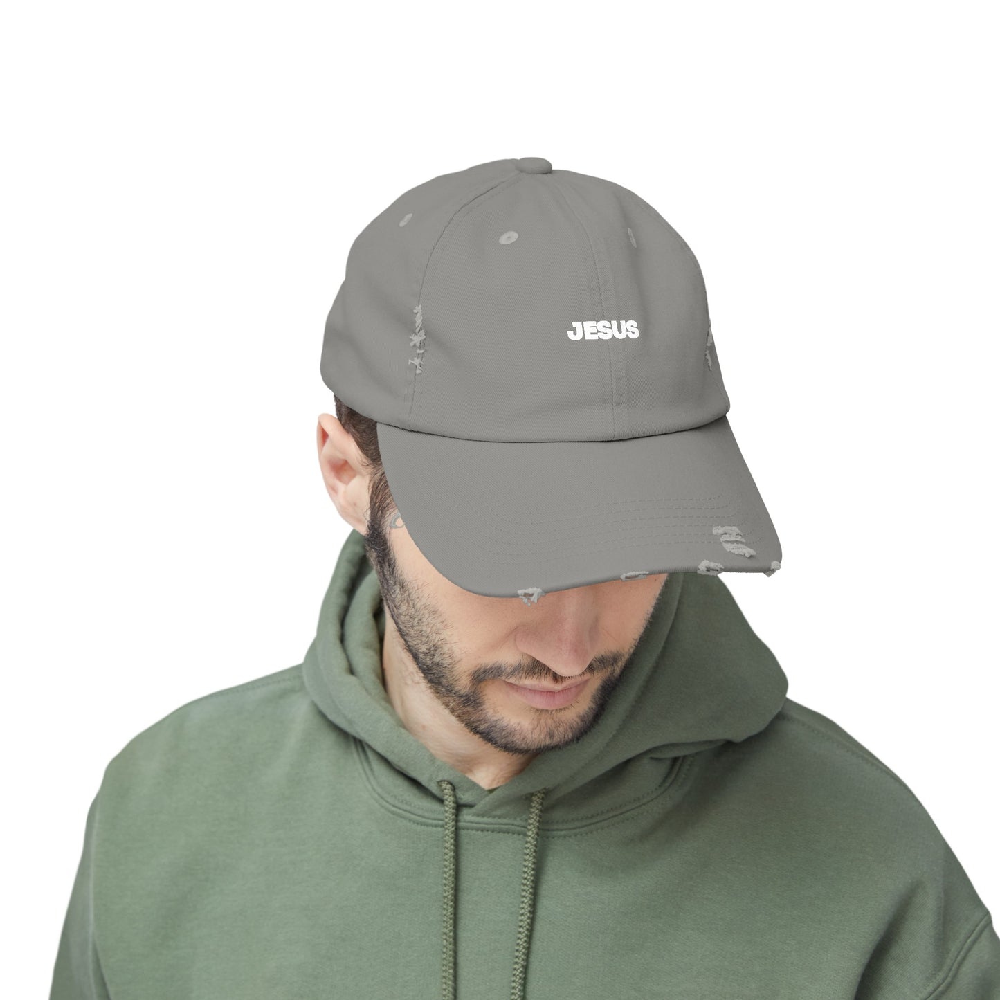 Sacrée Jesus Unisex Distressed Cap